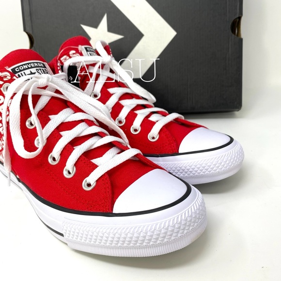 Converse Ctas High Street High Top Red W AUTHENTIC - Picture 4 of 8